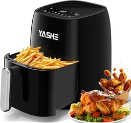 YASHE heteluchtfriteuse 4,2L 1500W - LED touchscreen - 6 programma's - vaatwasserbestendige mand — thumbnail 1