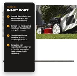 Dailygoods- Transmissie Vervanging 106 3955 - Voorwielaandrijving - Metaal - Geschikt voor Recycler 22-inch Grasmaaier - OEM 104 8696 - Toepassing 2008 - Grasmaaieronderdeel — thumbnail 2
