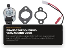Dailygoods- Carburateur Solenoid Vervanging - Grasmaaier Accessoire - Hoogwaardig Aluminium - Eenvoudig te Installeren - Betrouwbare Onderdelen - Duurzaam Materiaal - Brandstofmagneet — thumbnail 5