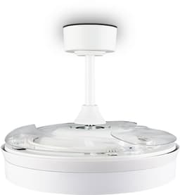 Fantiluxe - Ivar - Plafondventilator met verlichting - Wit - Ø106cm - Afstandsbediening - Met lamp - Plafond ventilator - Slaapkamer — thumbnail 5