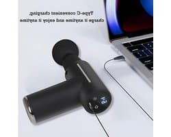 Massagepistool - Mini Massager - Spierontspanning - Borstelloze Motor - 7.44 x 6.45 x 2.44 cm - null