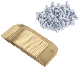 Dailygoods- Gazonrobotbladen 45 Stuks - Vervangingsmaaibladen - Roestvrij Staal - Hoge Hardheid - Duurzaam - Efficiënte Snijprestaties - Robotmaaiermes — thumbnail 1