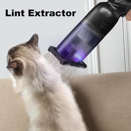 Haarstofzuiger Huisdieren - Grooming Tool - Haren Verwijderen - Krachtige Zuigtechnologie - 40 Min Gebruik - Zwart — thumbnail 4