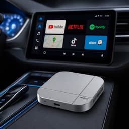 Vexaro CarPlay AI Box – Android 12 – Draadloze CarPlay & Android Auto – 4GB/32GB – YouTube, Netflix, TikTok — thumbnail 1