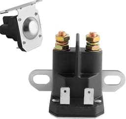 Startrelais Grasmaaier - Motoronderdeel - Motor Starten - Betrouwbare Besturing - 12V - Zilverkleurig — thumbnail 1