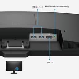 VLSelect® Beeldscherm computer - Monitor - Pc scherm - 24 Inch — thumbnail 2