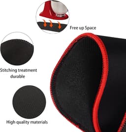 Mixer Slider Mat - Mixer Mat Keukenmachine - Keukenmachine Verplaatsen - Duurzaam Rubber en Polyester - Past op 6.5-8L - Zwart — thumbnail 4