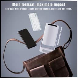 Quvo® Draagbare beamer - Beamer - Projector - Mini Beamer - Wit - ‎ 10cm x 10cm x 16cm — thumbnail 2