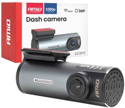 AMiO Dashcam 1K WLAN – Full HD 1080P Auto Camera WiFi – 128GB Ondersteuning – Nachtmodus Loop Recording USB C Dash Camera — thumbnail 1