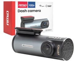 AMiO Dashcam 1K WLAN – Full HD 1080P Auto Camera WiFi – 128GB Ondersteuning – Nachtmodus Loop Recording USB C Dash Camera