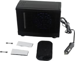 Draagbare Airco Ventilator - Mini Koeler Luchtkoeler - Persoonlijke Koeling - Waterkoeling Technologie - 200x110x150mm - Zwart — thumbnail 1