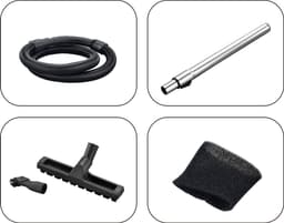 Swiss Haus® WDVC30 Nat & Droog Stofzuiger - 30L - 1200W Nat- en Droogzuiger - RVS Ketel - HEPA Filtersysteem - Blowerfunctie - Waterafvoer - Industriële Bouwstofzuiger voor Garage, Werkplaats & Auto - Lugano Collection — thumbnail 3