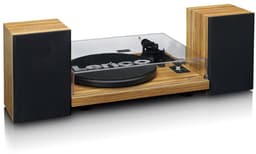 Lenco Platenspeler met Bluetooth - Twee externe Speakers - Ingebouwde Versterker - LS-500OK - Hout — thumbnail 2
