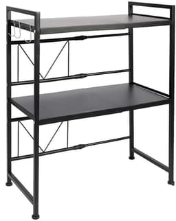 Magnetische Magnetron Standaard - Magnetron Plank - Keuken Organiseren - Verstelbare Breedte - 40-60 cm - Zwart — thumbnail 1