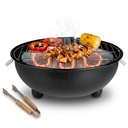 Lomera Elektrische Barbecue - Tafelbarbecue - Elektrische BBQ - Tafelmodel - Rookloos - Elektrische Grill - Binnen Barbecueëren - Balkon BBQ - Draagbare Barbecue - Ronde Barbecue - Tafelgrill - Camping Barbecue - Terras BBQ - Tuinbarbecue — thumbnail 1