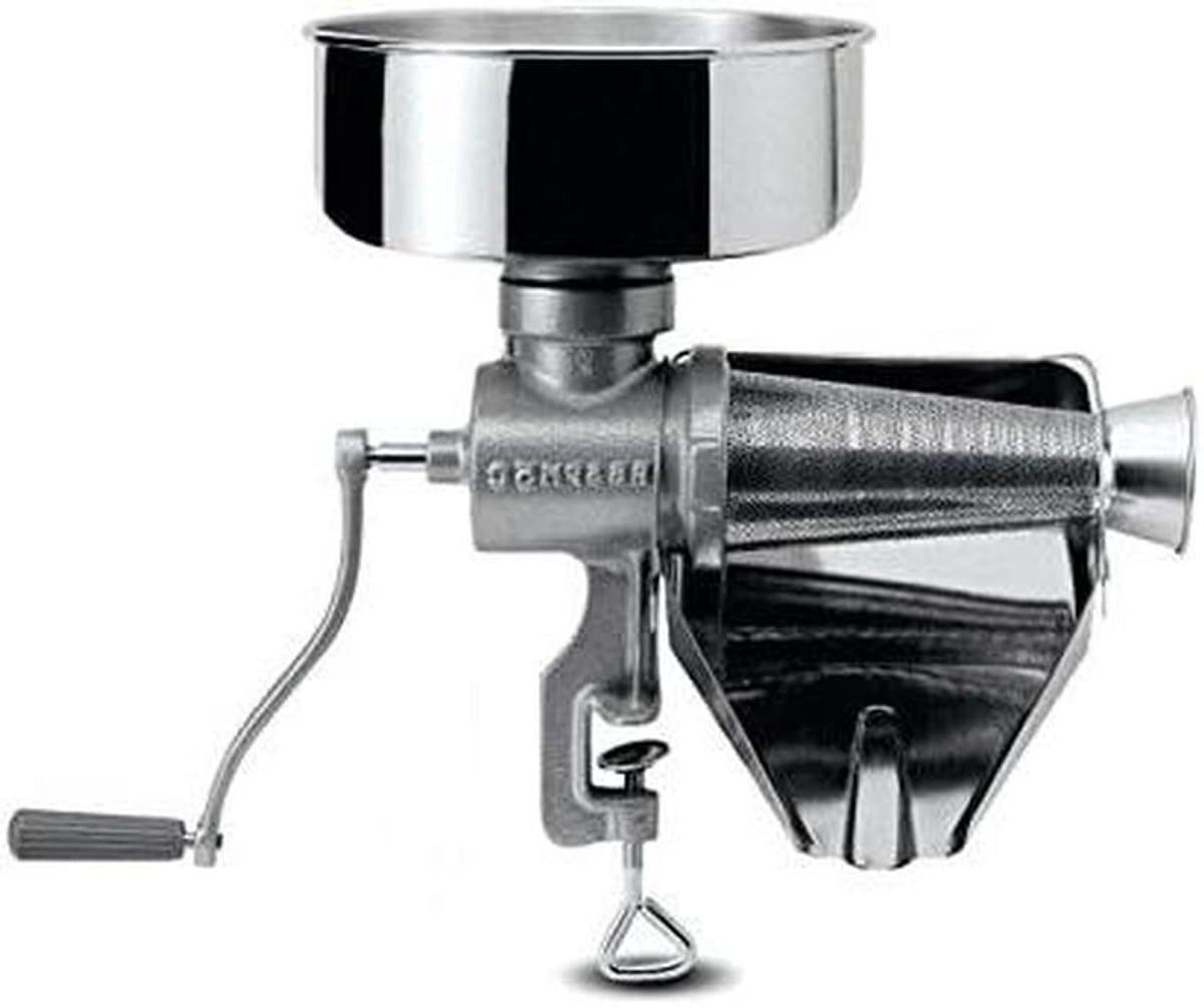 Handmatige Tomatenpers - Keukenmachine - Sauzen Maken - Robuust en Duurzaam - 30x22x32 cm - Zilver — afbeelding 1