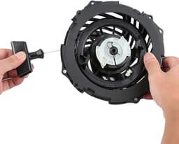Grasmaaier Starter - Trekstarter Terugslagstarter - Motor Starten - Hoge Kwaliteit Onderdeel - 19x19x6cm - Zwart — thumbnail 2