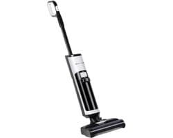 LIECTROUX - Steelstofzuiger - Nat/droog stofzuiger - Zelfrijdende reiniging - Slim wassen voor thuis - Multi Surface Floor - Zelfdrogend - Zwart en wit