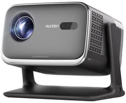Aurzen BOOM mini bundel - Google TV Smart Projector Off-White - Full HD 1080p - 500 ANSI - Dual 10W Dolby Audio - Flexibele Standaard — thumbnail 1