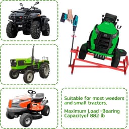 Grasmaaier Hefkrik - Onderhoudsplatform - Onderhoud Tuinmachines - Telescopisch Verstelbaar - 400 kg Capaciteit - Rood — thumbnail 5