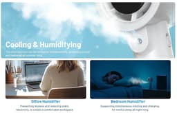 Nitecore izzCool 20 Pro Airconditioner Ventilator Oplaadbaar Mint Green — thumbnail 5