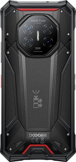 DOOGEE S300 PRO Robuuste smartphone 5G - 6.78 inch FHD+ 120Hz - 48GB RAM - 512GB ROM - 11000mAh 66W - Android 16 - 200MP+36MP Camera - Outdoor Smartphone IP68/IP69K - Dual Sim Telefoon - NFC GPS - Zwart — thumbnail 5