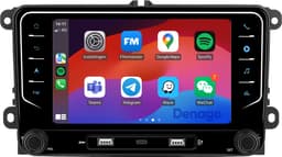 CarPlay autoradio geschikt voor Skoda Fabia | 2009 t/m 2013 | Android 13 | Draadloos Apple CarPlay & Android Auto | 2GB + 32GB | Denago DNG-3819-SF | 2025 model | 2009 2010 2011 2012 2013 | Bluetooth & Wifi — thumbnail 1
