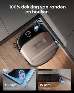 eufy Dweilrobot HydroJet S2 met 3pcs Aromatherapy block, 30kPa AeroTurboTM 2.0-Zuigkracht, Vloerreinigingssysteem 2.0, EcoCleanth Elektrolyse, Randreiniging, Haarvrije DuoSpiralt" Borstels, 12-in-1 UniCleanTM Station — thumbnail 5