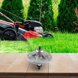 Grasmaaier spindel - Reserveonderdeel - Gazononderhoud - Compatibel met meerdere dekken - 38-46 inch - Zilver — thumbnail 3