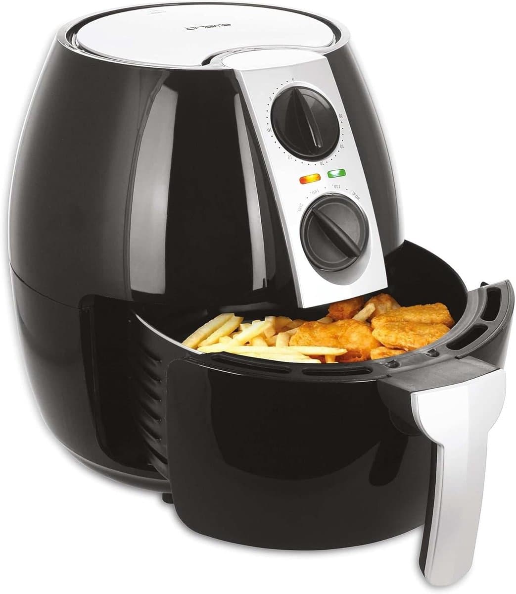 Heteluchtfriteuse - Airfryer XXL - Gezond Frituren - Snel opwarmen - 45 liter - Zwart — afbeelding 1