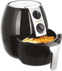 Heteluchtfriteuse - Airfryer XXL - Gezond Frituren - Snel opwarmen - 45 liter - Zwart — thumbnail 1