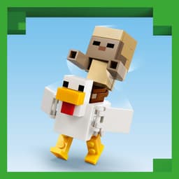 LEGO Minecraft - Kipberijder woestijnaanval Constructiespeelgoed — thumbnail 5