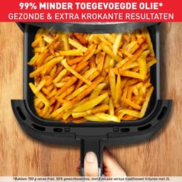 Heteluchtfriteuse Grill - 2-in-1 Apparaat - Gezond Koken - Extra Crisp Technologie - 42 Liter - Zwart — thumbnail 5