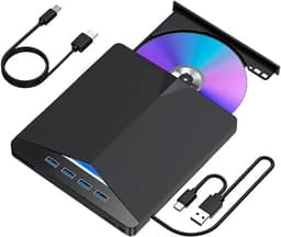Externe DVD Brander - CD RW Station - Bestanden Archiveren - USB 3.0 Type-C — thumbnail 1