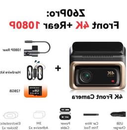 Dashcam – Autocamera – Rijcamera – Vehikel Recorder – Dual Channel Systeem – Haarscherpe 4K UHD Video – Slimme ADAS Veiligheidsalerts — thumbnail 2