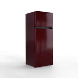 NUNKI MEDIUM-ABUR / Dubbel-Deurs Koelkast, E Klasse, 206l, Burgundy, Gloss (ALL sides) — thumbnail 4