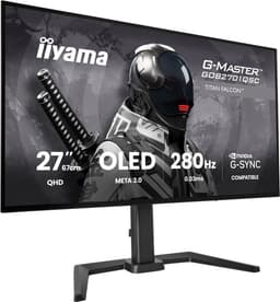 iiyama G-Master GOB2701QSC-B1 Titan Falcon - 27 inch - QHD - META 3.0 OLED - 280Hz - verstelbaar - HDR TB400 - G-Sync compatible — thumbnail 5