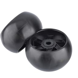 Dailygoods- Deck Wheel Vervanging - 5" Wiel - 2 Stuks - Hub Offset 3" - Boorgrootte 1/2" - Compatibel met Husqvarna - Graswiel — thumbnail 2
