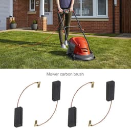 JHUBERS- Koolborstels 2 Pairs - Vervanging voor Grasmaaier - 29x11.2x6.2mm - Compatibel met Flymo/Dewalt - Hoge sterkte - Lange levensduur - Koolborstel — thumbnail 3