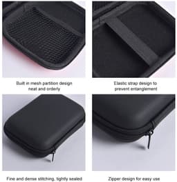 Vt products - Beschermhoes externe harde schijf - Schokbestendig en waterdicht - Zwart - Draagbare opslag - 2,5 inch HDD/SSD - Ideaal voor onderweg — thumbnail 2