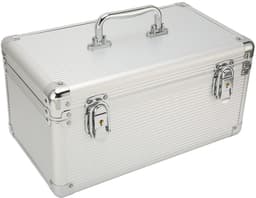 aladdien - Harde Schijf Koffer - Schokbestendige Opbergdoos - Aluminium - Voor 10 Harde Schijven - Ideaal voor 3,5 Inch Harde Schijven - Veilig ... — thumbnail 4