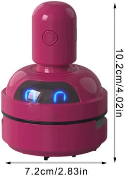 KZQ Tafelstofzuiger, draadloze handstofzuiger/droger, toetsenbordreiniger. Compact en draagbaar, geschikt voor thuis, op kantoor en in de auto. Rood. — thumbnail 4