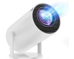 MIRA® Draagbare beamer - Beamer - Projector - Mini Beamer - Wit - 10cm x 10cm x 16cm