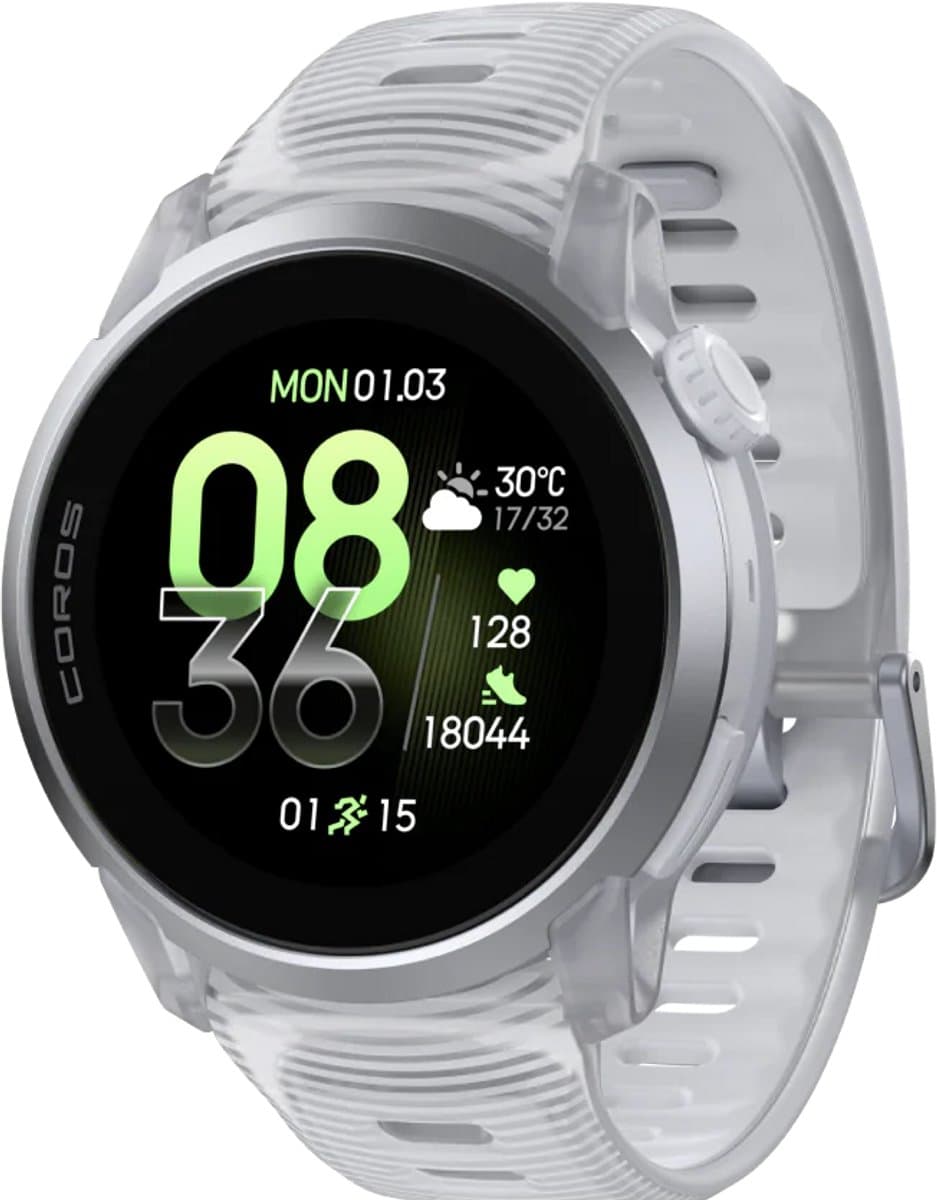 COROS Sporthorloge Pace 4 Silicone White Cloud 43mm — afbeelding 1