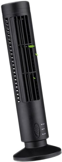 Bladloze Torenventilator - USB Ventilator - Comfortabele Koeling - Stille Circulatie - 42 inch Hoog - Zwart — thumbnail 3
