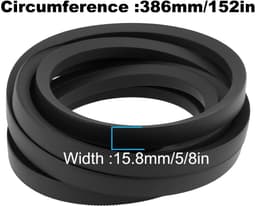 Dailygoods- V-riem 5/8''x152'' - Compatibel met Scag/Husqvarna - Duurzaam materiaal - Slijtvast - Stabiliteit - Verbeterde werking - Grasmaaierriem — thumbnail 4