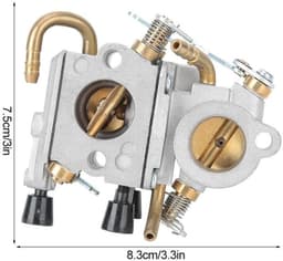 Dailygoods- Carburateur Vervangend Accessoire - Hoogwaardig Metaal - Geschikt voor TS410/TS420 - Eenvoudig te Vervangen - Duurzaam - Lange Levensduur - Motorcarburateur — thumbnail 5
