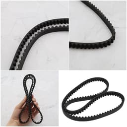 Dailygoods - Aandrijfriem - Grasmaaier riem - Rubber - 107 tanden - 856 mm omtrek - Geschikt voor Stiga 105 hatchback - Zwart — thumbnail 5