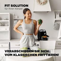 Heteluchtfriteuse - Airfryer Keukenapparaat - Gezonder Eten - 85% Minder Vet - 2.5 Liter - Zwart — thumbnail 4