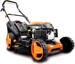 Benzine Grasmaaier - Loopmaaier Zelfrijdend - Gazon Onderhouden - 4-in-1 Functionaliteit - 46 cm Maaibreedte - Zwart — thumbnail 2